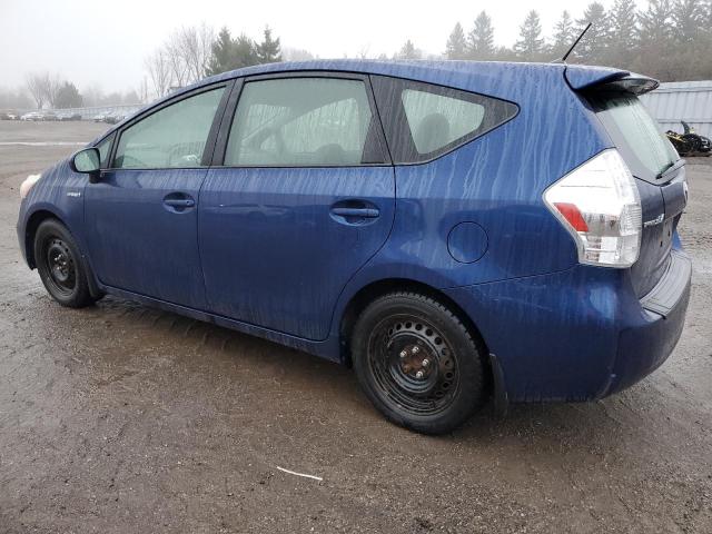 JTDZN3EU5C3022925 - 2012 TOYOTA PRIUS V BLUE photo 2