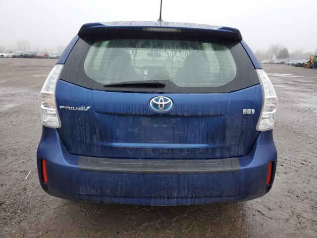 JTDZN3EU5C3022925 - 2012 TOYOTA PRIUS V BLUE photo 6