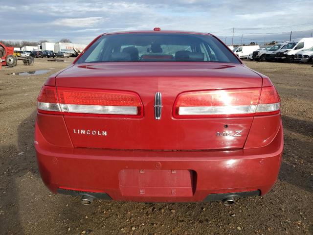 3LNHL2GC0AR611813 - 2010 LINCOLN MKZ RED photo 6