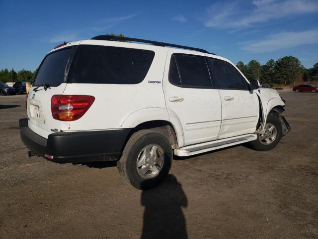 5TDZT38A42S064944 - 2002 TOYOTA SEQUOIA LIMITED WHITE photo 3