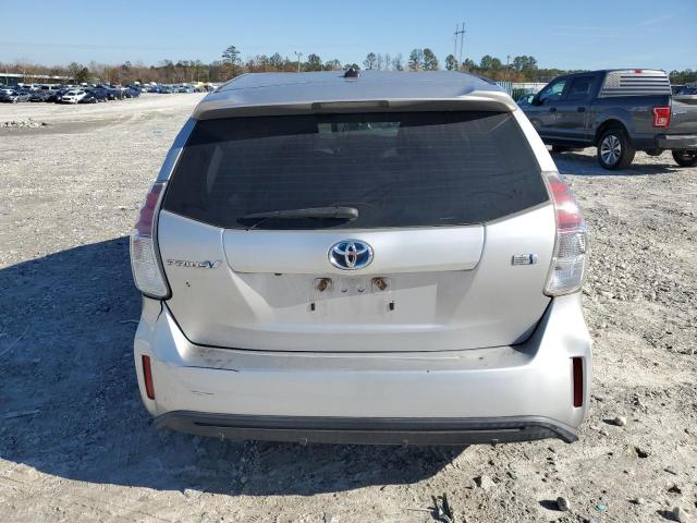 JTDZN3EU5FJ020687 - 2015 TOYOTA PRIUS V SILVER photo 6