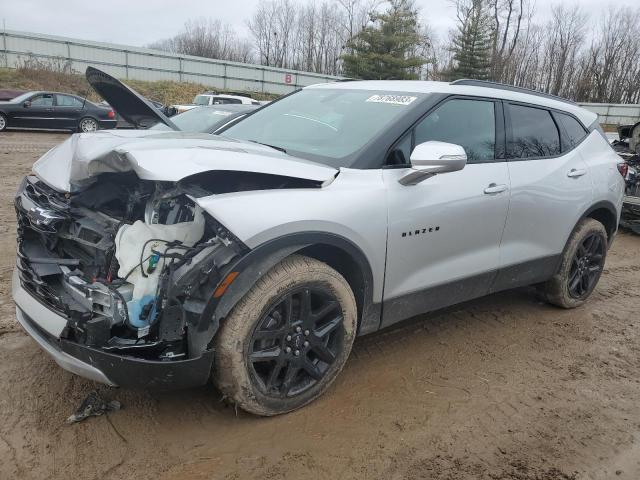 3GNKBHRS4LS724137 - 2020 CHEVROLET BLAZER 2LT SILVER photo 1