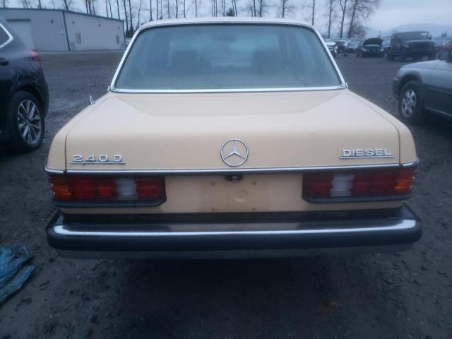 WDBAB23A3DB369376 - 1983 MERCEDES-BENZ 240 D CREAM photo 6