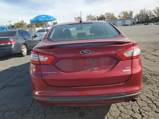 3FA6P0HD8GR134235 - 2016 FORD FUSION SE RED photo 6