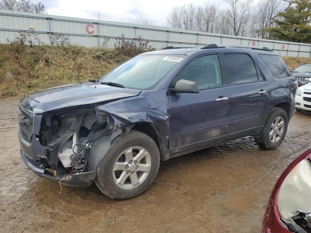 1GKKRNED7DJ169864 - 2013 GMC ACADIA SLE BLUE photo 1