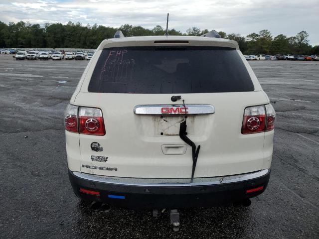 1GKLRLED5AJ149102 - 2010 GMC ACADIA SLE WHITE photo 6