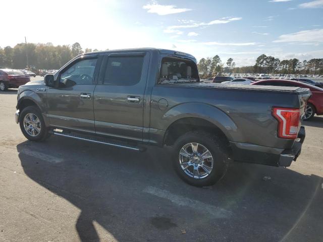 1FTEW1CF4GFD11660 - 2016 FORD F150 SUPERCREW GRAY photo 2