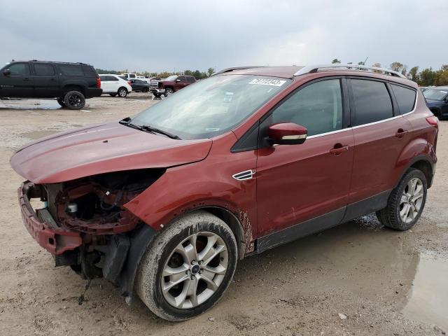 1FMCU9J98EUB16092 - 2014 FORD ESCAPE TITANIUM RED photo 1