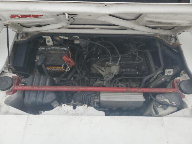 JT2AW15C9K0154276 - 1989 TOYOTA MR2 WHITE photo 11
