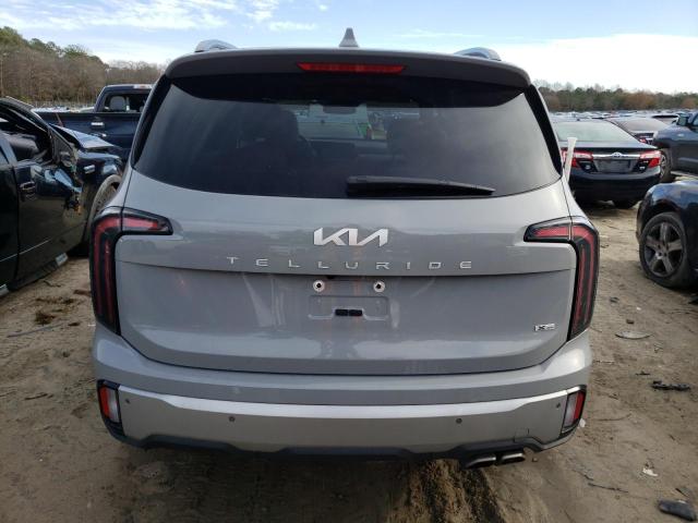 5XYP5DGC8PG397968 - 2023 KIA TELLURIDE SX GRAY photo 6