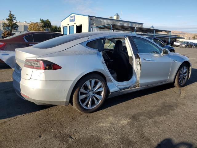 5YJSA1H13EFP56374 - 2014 TESLA MODEL S ვერცხლისფერი ფოტო 3