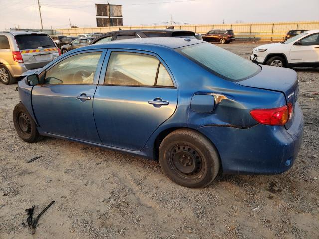 2T1BU40E19C121283 - 2009 TOYOTA COROLLA LE BASE BLUE photo 2