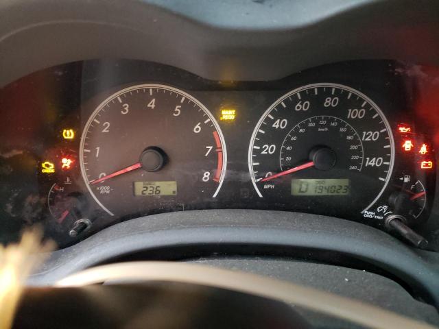 2T1BU40E19C121283 - 2009 TOYOTA COROLLA LE BASE BLUE photo 9