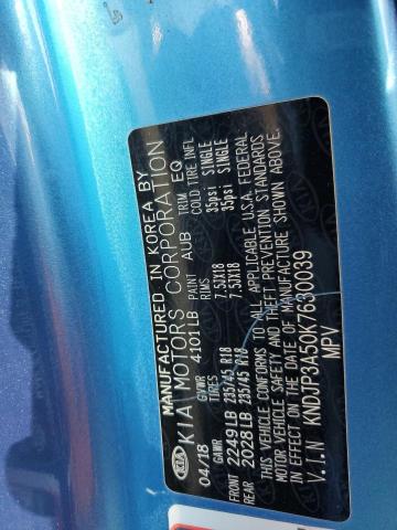 KNDJP3A50K7630039 - 2019 KIA SOUL + BLUE photo 14