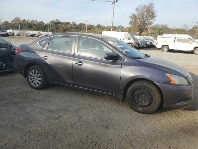 3N1AB7AP0EL673192 - 2014 NISSAN SENTRA S GRAY photo 4