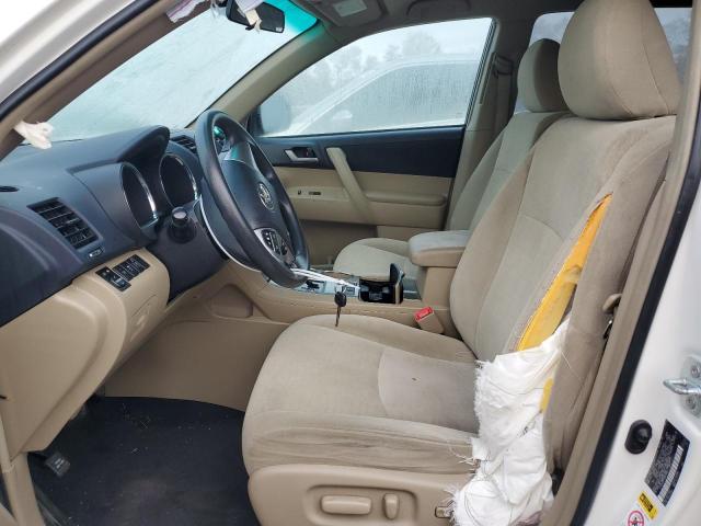 5TDZA3EH1DS043978 - 2013 TOYOTA HIGHLANDER BASE Blanc photo 7