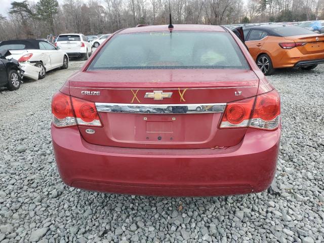 1G1PF5S92B7141113 - 2011 CHEVROLET CRUZE LT RED photo 6