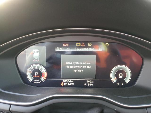 WAUC4CF58NA035308 - 2022 AUDI S5 PREMIUM PLUS WHITE photo 9