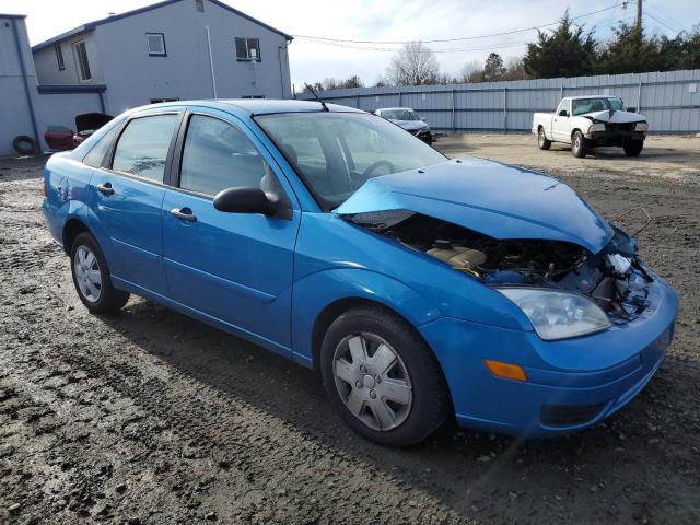 1FAFP34N37W102080 - 2007 FORD FOCUS ZX4 BLUE photo 4