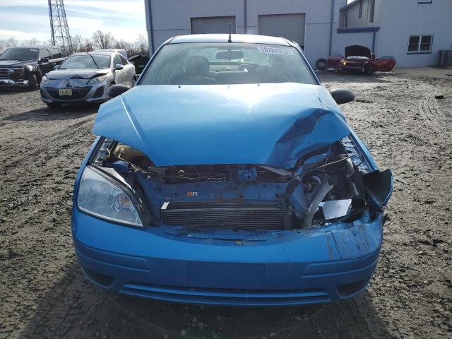 1FAFP34N37W102080 - 2007 FORD FOCUS ZX4 BLUE photo 5