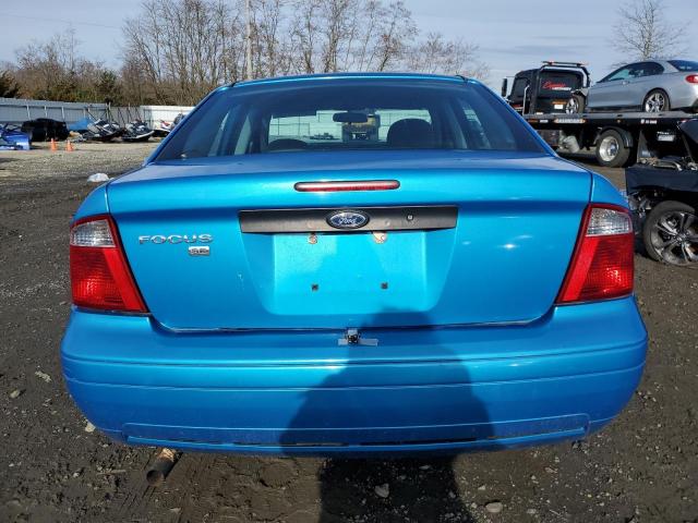 1FAFP34N37W102080 - 2007 FORD FOCUS ZX4 BLUE photo 6