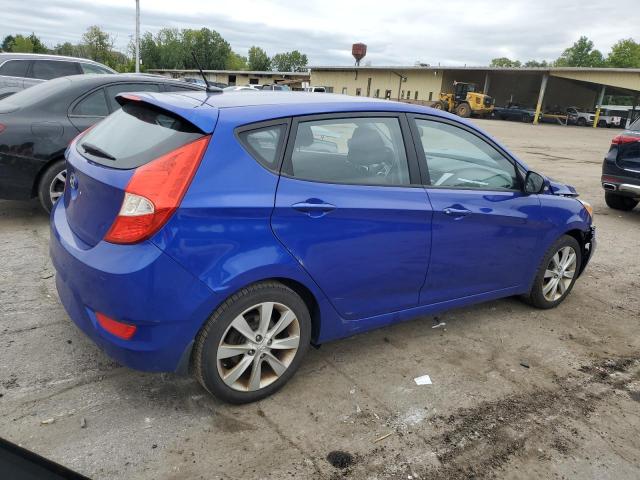 KMHCU5AE1EU189147 - 2014 HYUNDAI ACCENT GLS BLUE photo 3