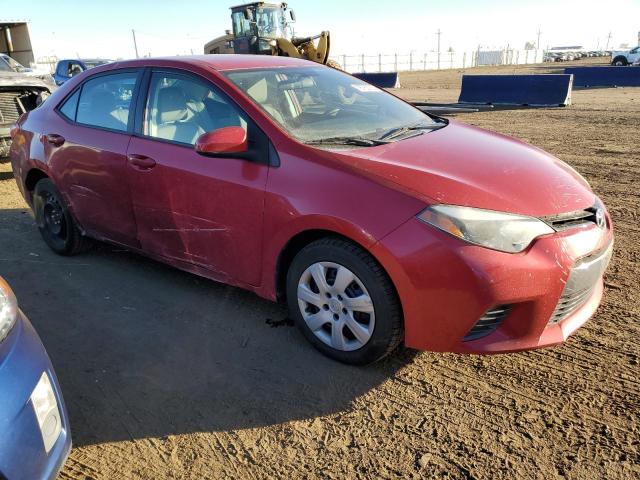 5YFBURHE1FP255076 - 2015 TOYOTA COROLLA L RED photo 4