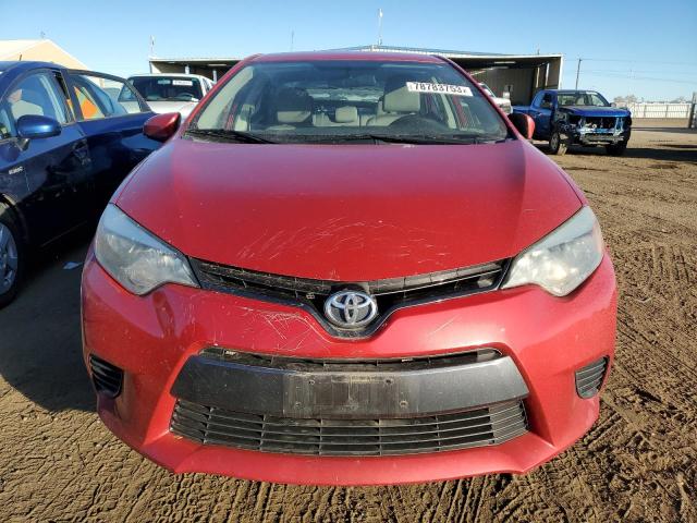 5YFBURHE1FP255076 - 2015 TOYOTA COROLLA L RED photo 5