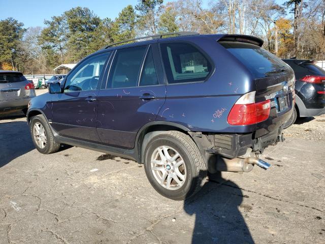 5UXFA13546LY41474 - 2006 BMW X5 3.0I BLUE photo 2