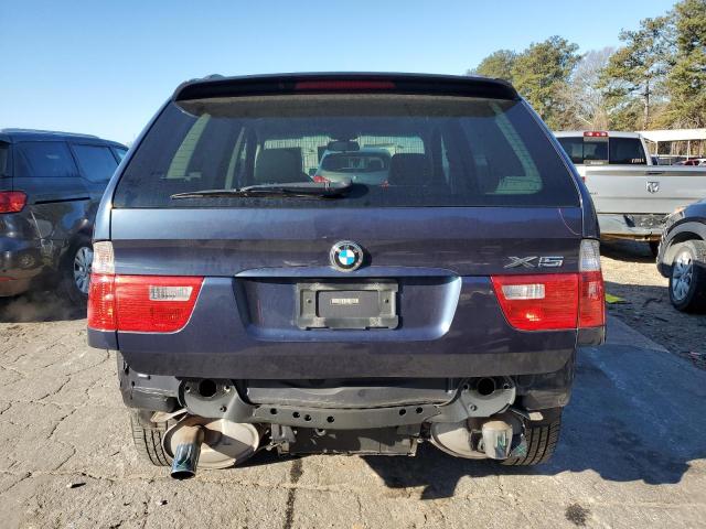 5UXFA13546LY41474 - 2006 BMW X5 3.0I BLUE photo 6