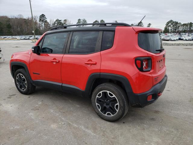 ZACCJBCB3HPE49052 - 2017 JEEP RENEGADE TRAILHAWK RED photo 2