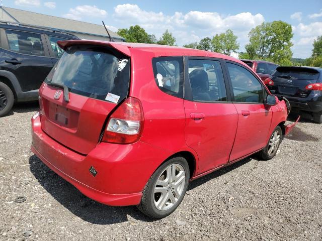 JHMGD38697S039213 - 2007 HONDA FIT S 红色 照片 3