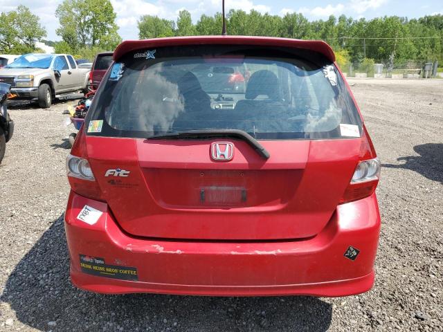 JHMGD38697S039213 - 2007 HONDA FIT S 红色 照片 6