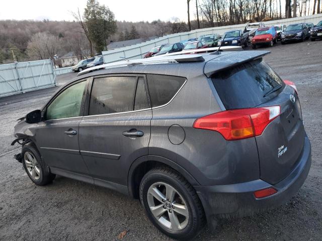 JTMRFREV9FJ045746 - 2015 TOYOTA RAV4 XLE GRAY photo 2