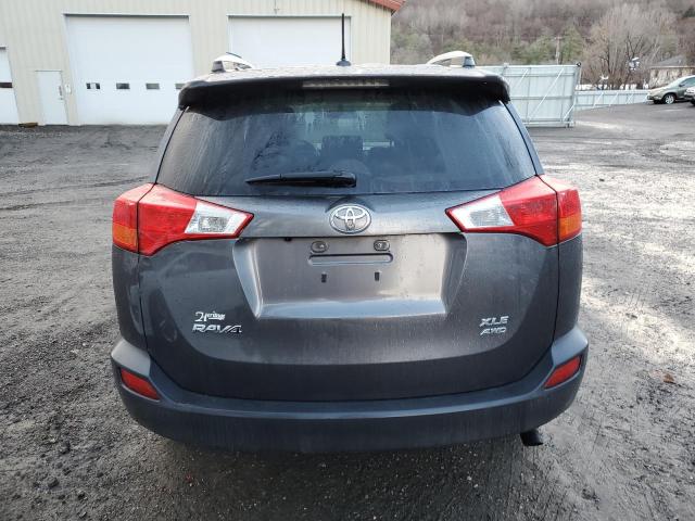 JTMRFREV9FJ045746 - 2015 TOYOTA RAV4 XLE GRAY photo 6