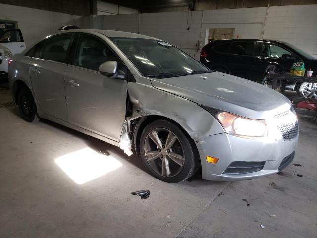 1G1PE5SB2D7190966 - 2013 CHEVROLET CRUZE LT SILVER photo 4