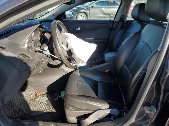 1G1ZE5E09CF270207 - 2012 CHEVROLET MALIBU LTZ ნაცრისფერი ფოტო 7