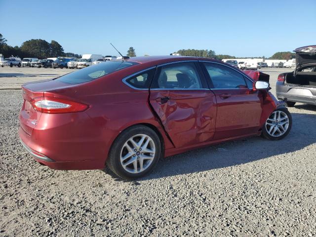 3FA6P0HD4ER133015 - 2014 FORD FUSION SE RED photo 3