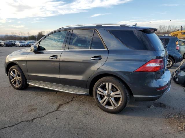 4JGDA5HB5CA007120 - 2012 MERCEDES-BENZ ML 350 4MATIC GRAY photo 2