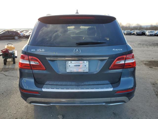4JGDA5HB5CA007120 - 2012 MERCEDES-BENZ ML 350 4MATIC GRAY photo 6