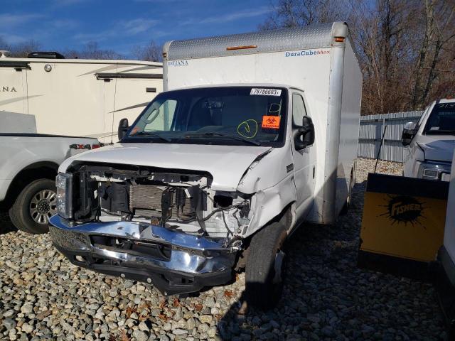 1FDWE3F67KDC52327 - 2019 FORD ECONOLINE E350 SUPER DUTY CUTAWAY VAN WHITE photo 1