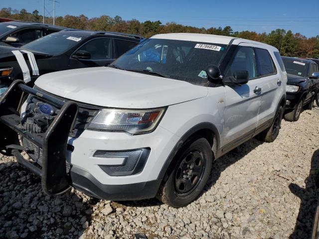 1FM5K8AR5HGB71630 - 2017 FORD EXPLORER POLICE INTERCEPTOR WHITE photo 1