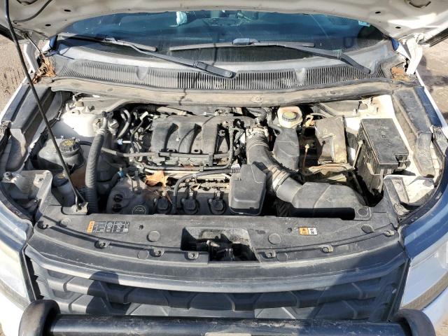 1FM5K8AR5HGB71630 - 2017 FORD EXPLORER POLICE INTERCEPTOR 白色 照片 12