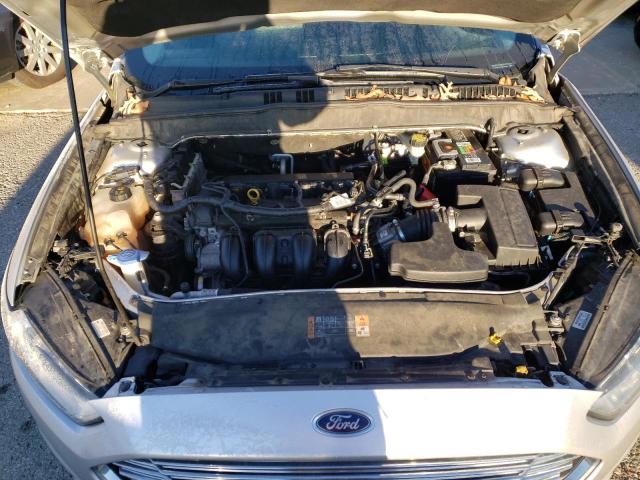 3FA6P0G74GR325730 - 2016 FORD FUSION S SILVER photo 11