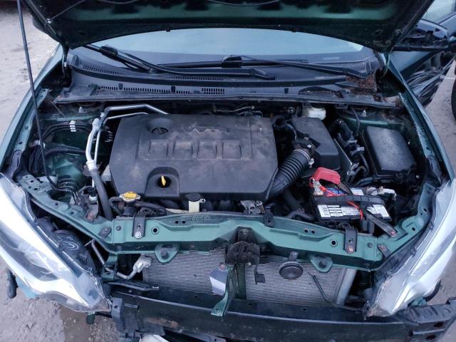 2T1BURHE7FC379885 - 2015 TOYOTA COROLLA L GREEN photo 11