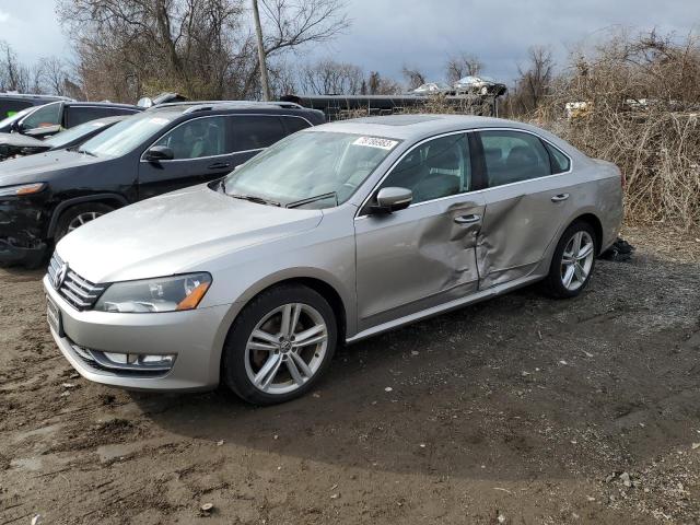 1VWCN7A31DC075081 - 2013 VOLKSWAGEN PASSAT SEL SILVER photo 1