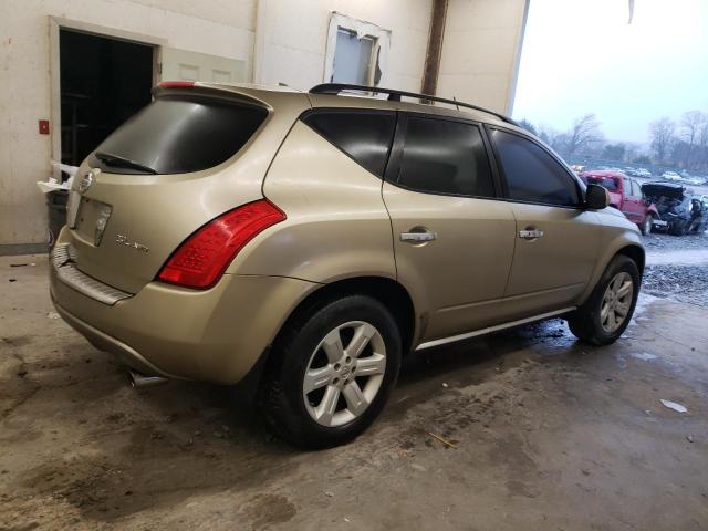 JN8AZ08WX7W627738 - 2007 NISSAN MURANO SL GOLD photo 3