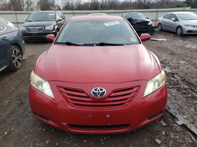 4T1BE46K08U195334 - 2008 TOYOTA CAMRY CE RED photo 5