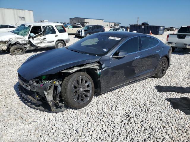 5YJSA1E27GF141682 - 2016 TESLA MODEL S GRAY photo 1