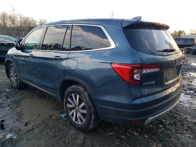 5FNYF6H50KB035632 - 2019 HONDA PILOT EXL BLUE photo 2